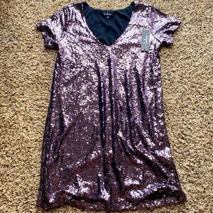 Sparkly lavender dress